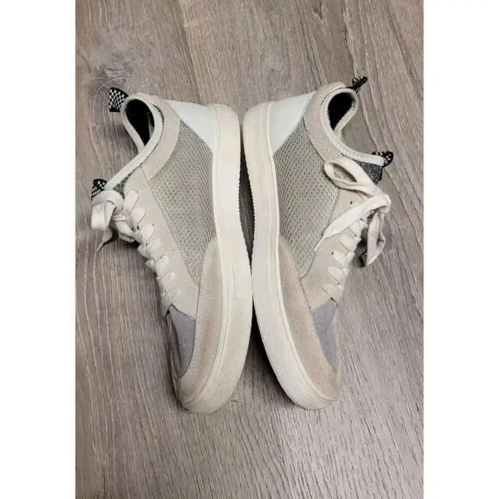 Steve‎ Madden Women's BLISS Taupe Fabric Low Top Fashion Sneakers Size 10M